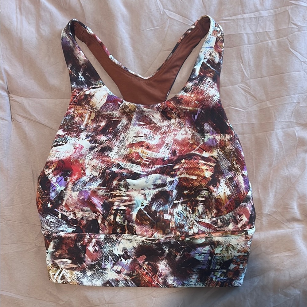 LULULEMON Abstract Print Women's Sports Top